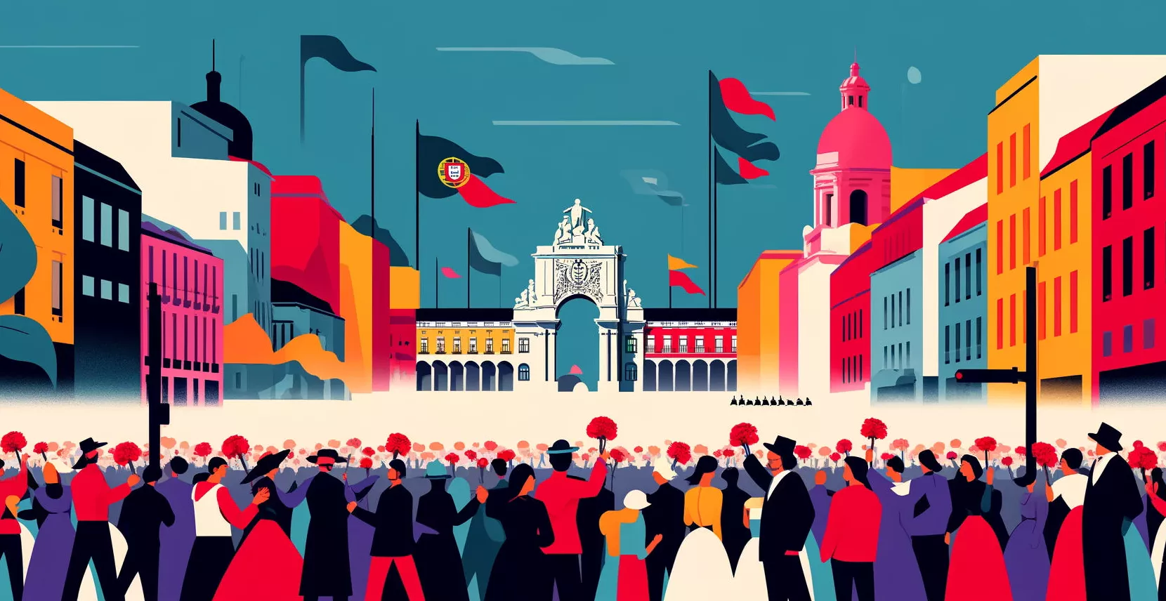 Commémorations des 50 ans de la Révolution des Œillets