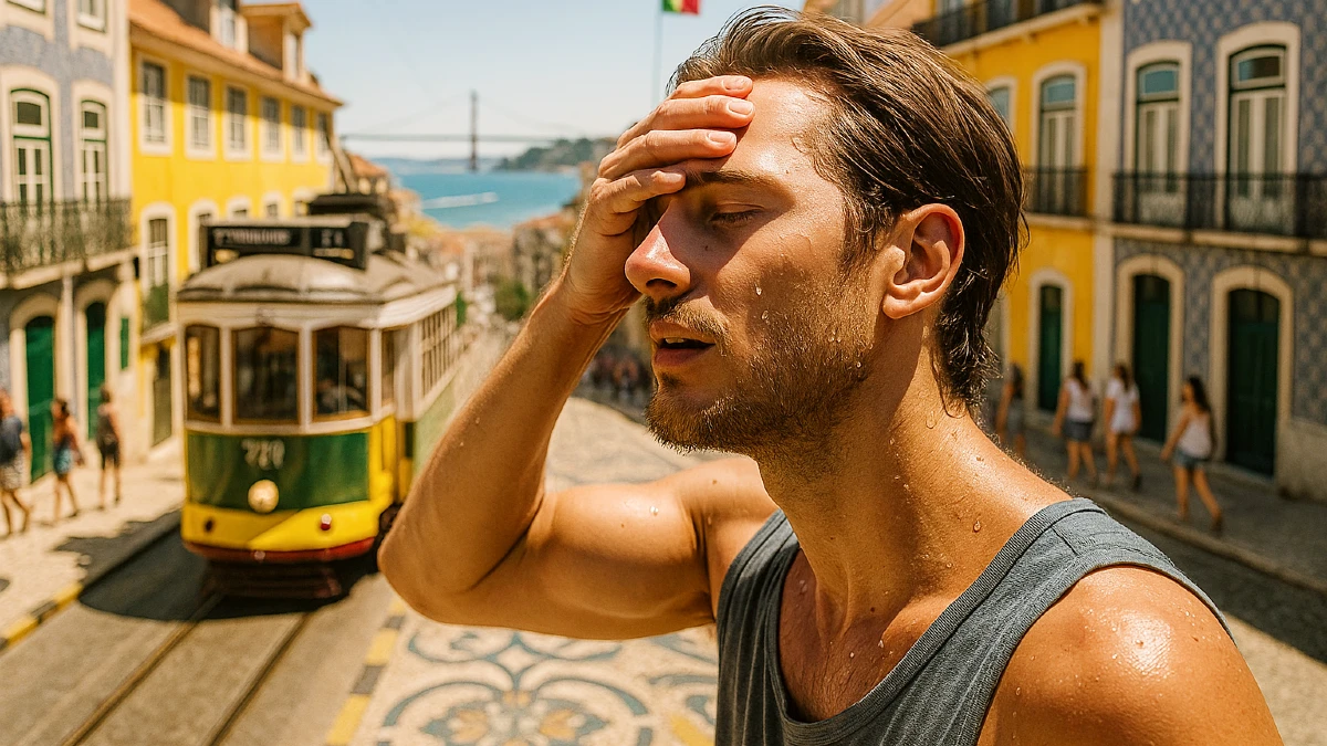 chaleur forte à lisbonne