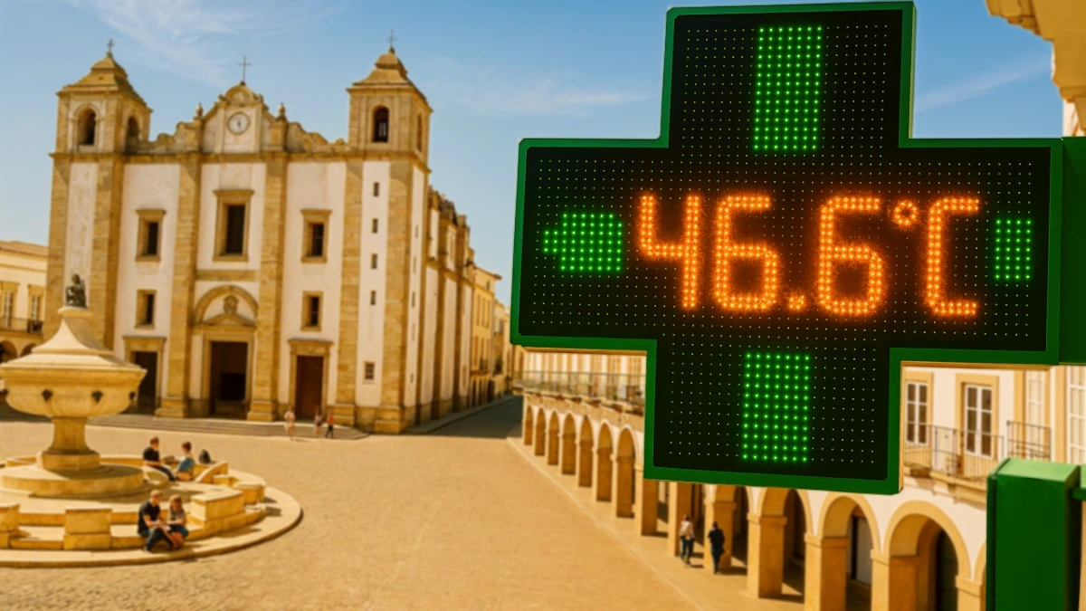 canicule evora Portugal.fr