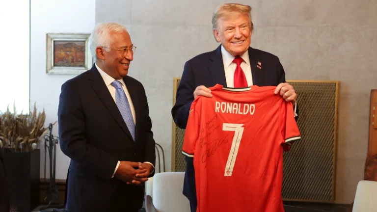 ronaldo message trump