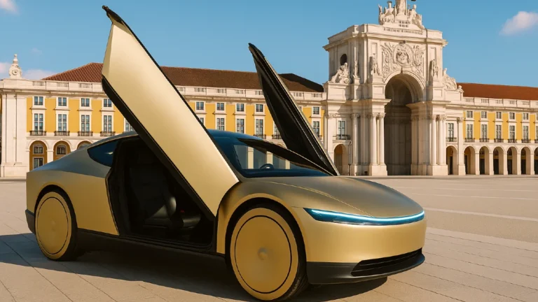 tesla cybercar lisbonne