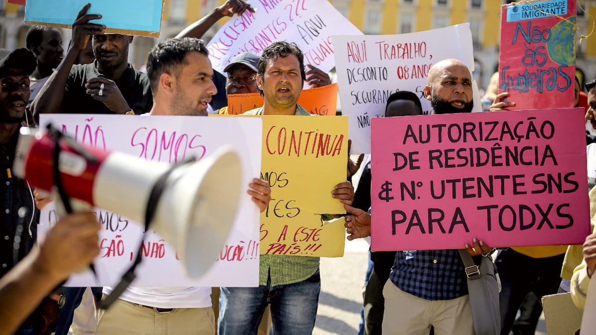 Au Portugal, manifestation contre la réforme migratoire