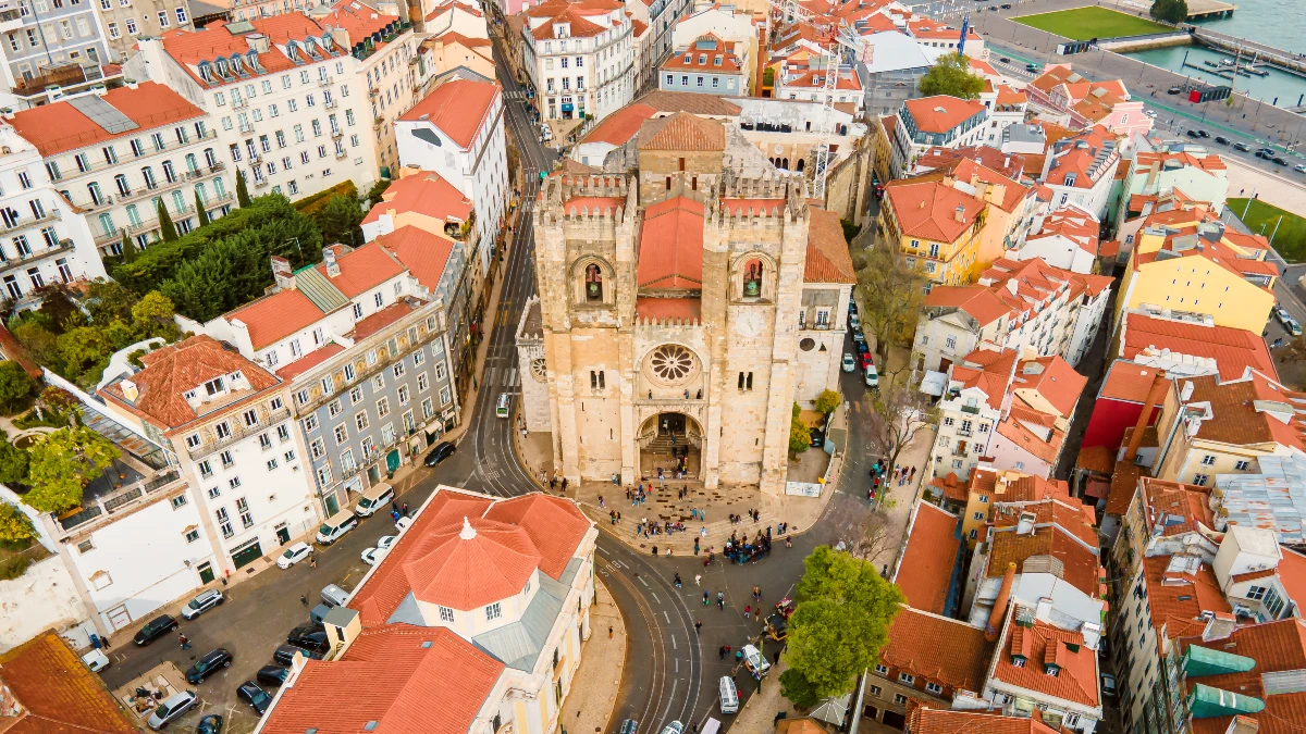 cathedral lisbonne aerienne
