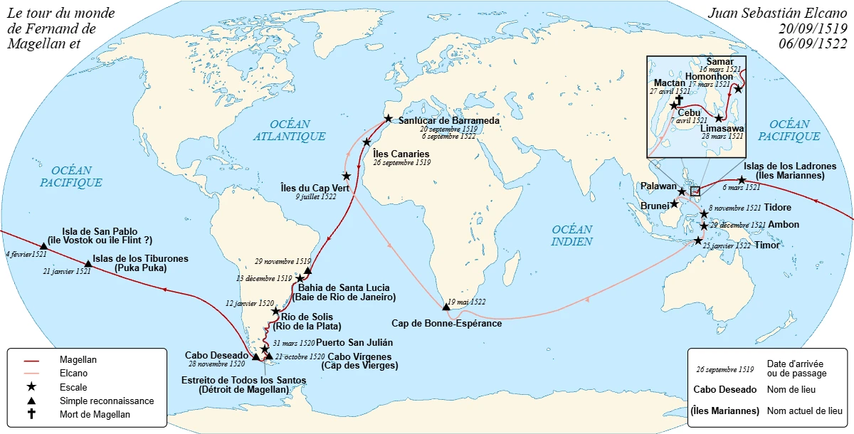 tour du monde Magellan