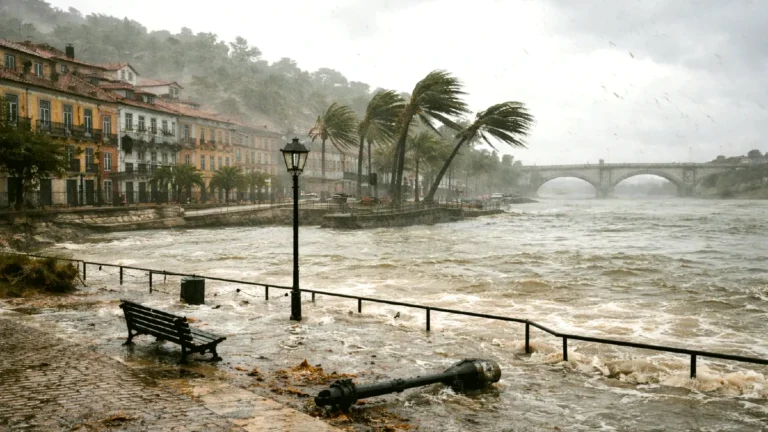 tempetes au Portugal