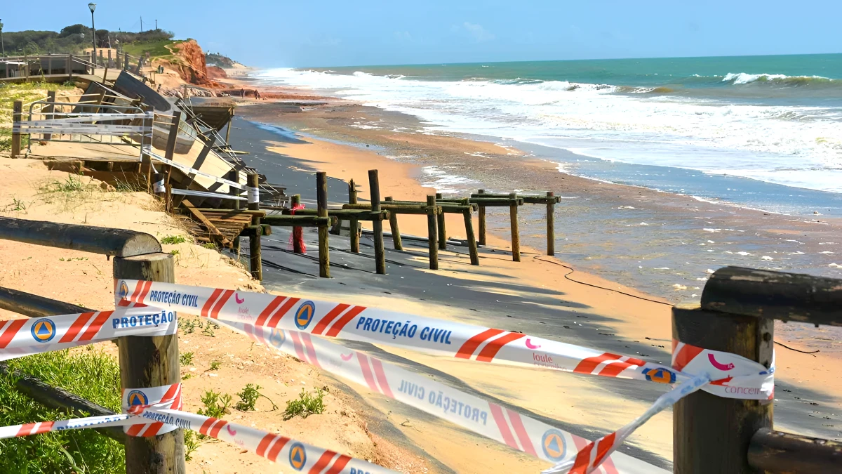 Au Portugal, les tempêtes accélèrent l&rsquo;érosion d&rsquo;un littoral déjà fragilisé