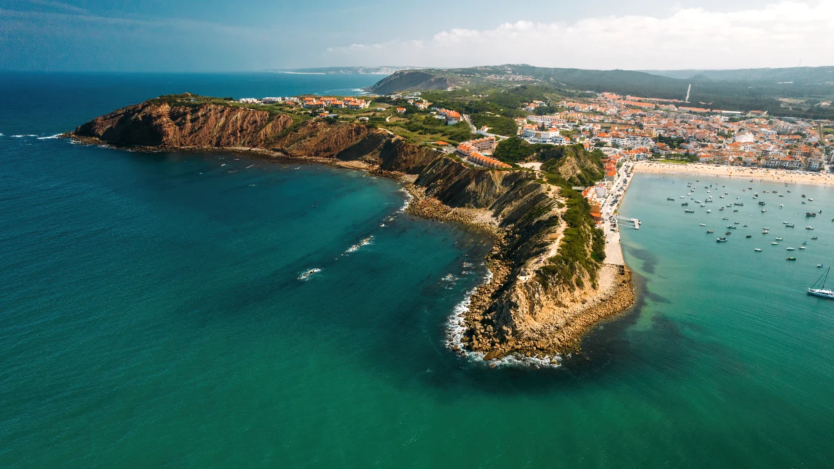 São Martinho do Porto drone