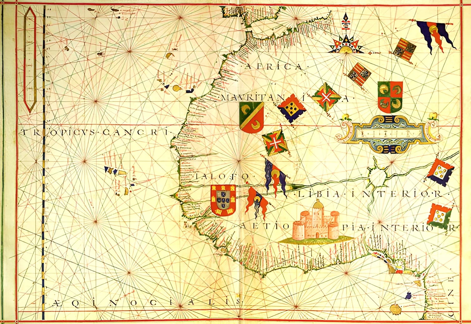 carte afrique portugal