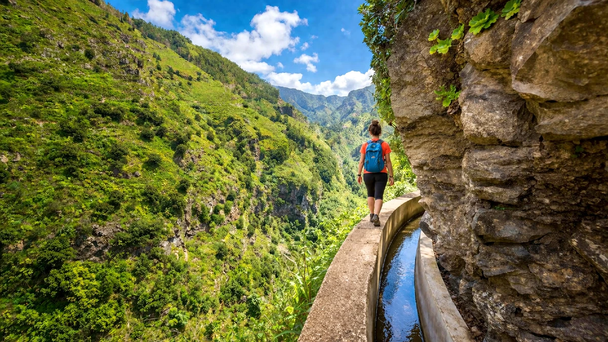 À Madère, ces canaux vieux de 500 ans offrent des randonnées uniques en Europe