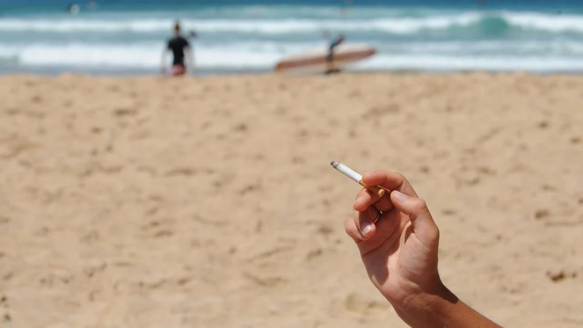 fumer plage