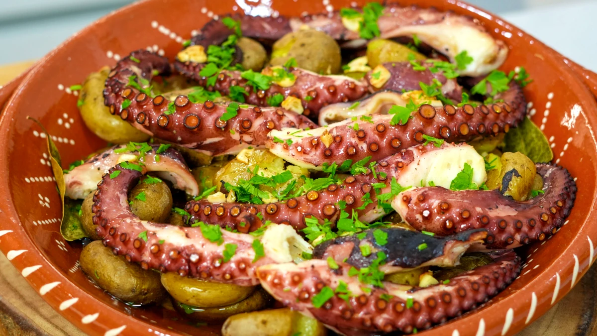 polvo a lagareiro recette
