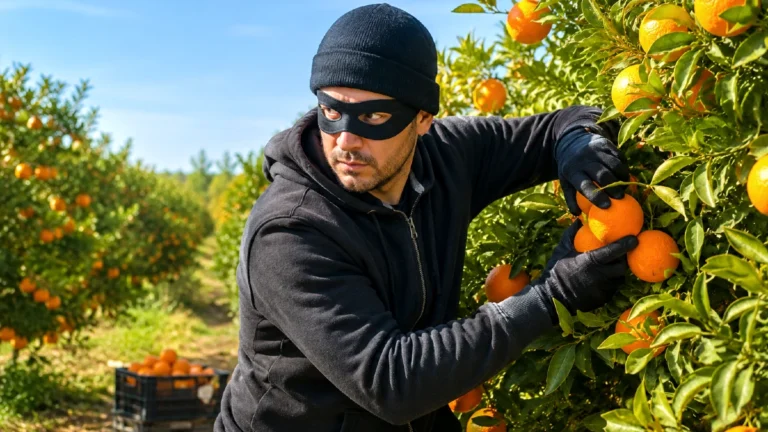 voleur oranges