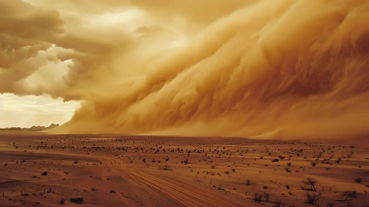 poussiere sahara