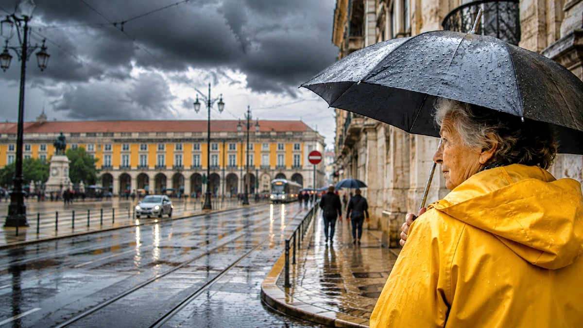 pluie au portugal