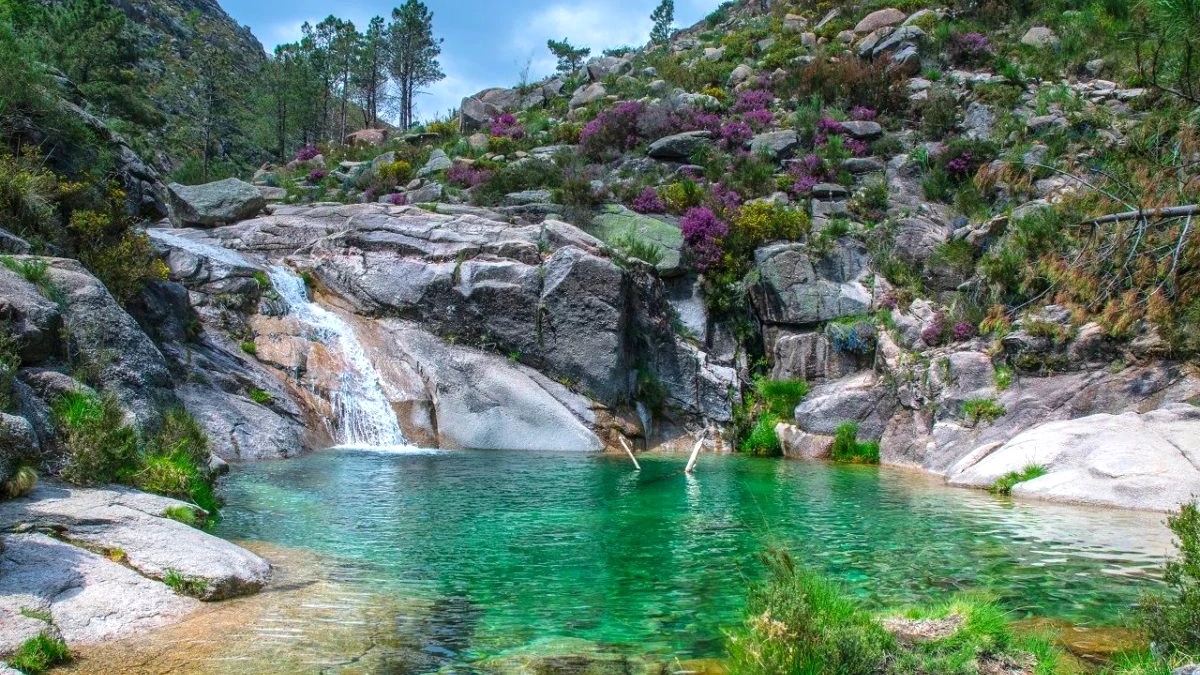 poça azul