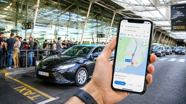 prendre un taxi a lisbonne