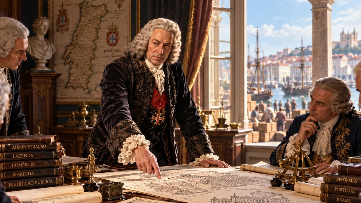 Le marquis de Pombal planifie la reconstruction