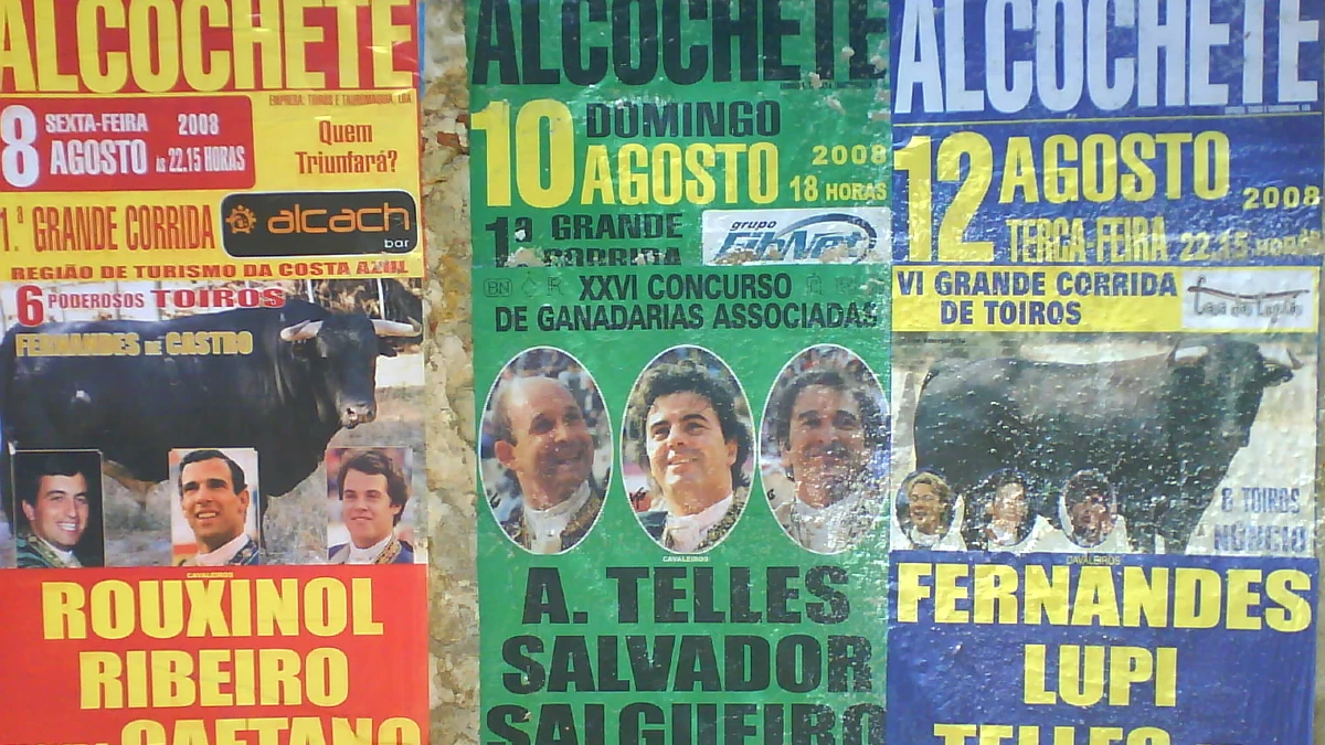 affiche corrida portugal