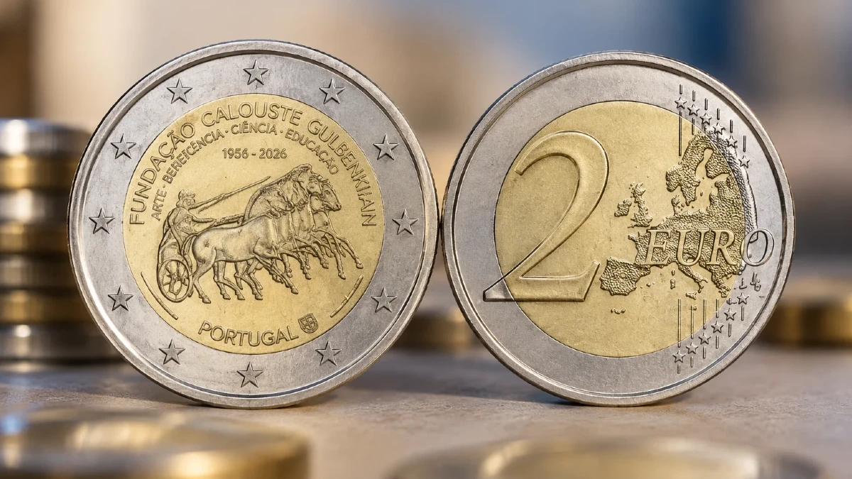 Cette nouvelle pièce de 2 € vient d’arriver au Portugal : elle est limitée à 100 000 exemplaires